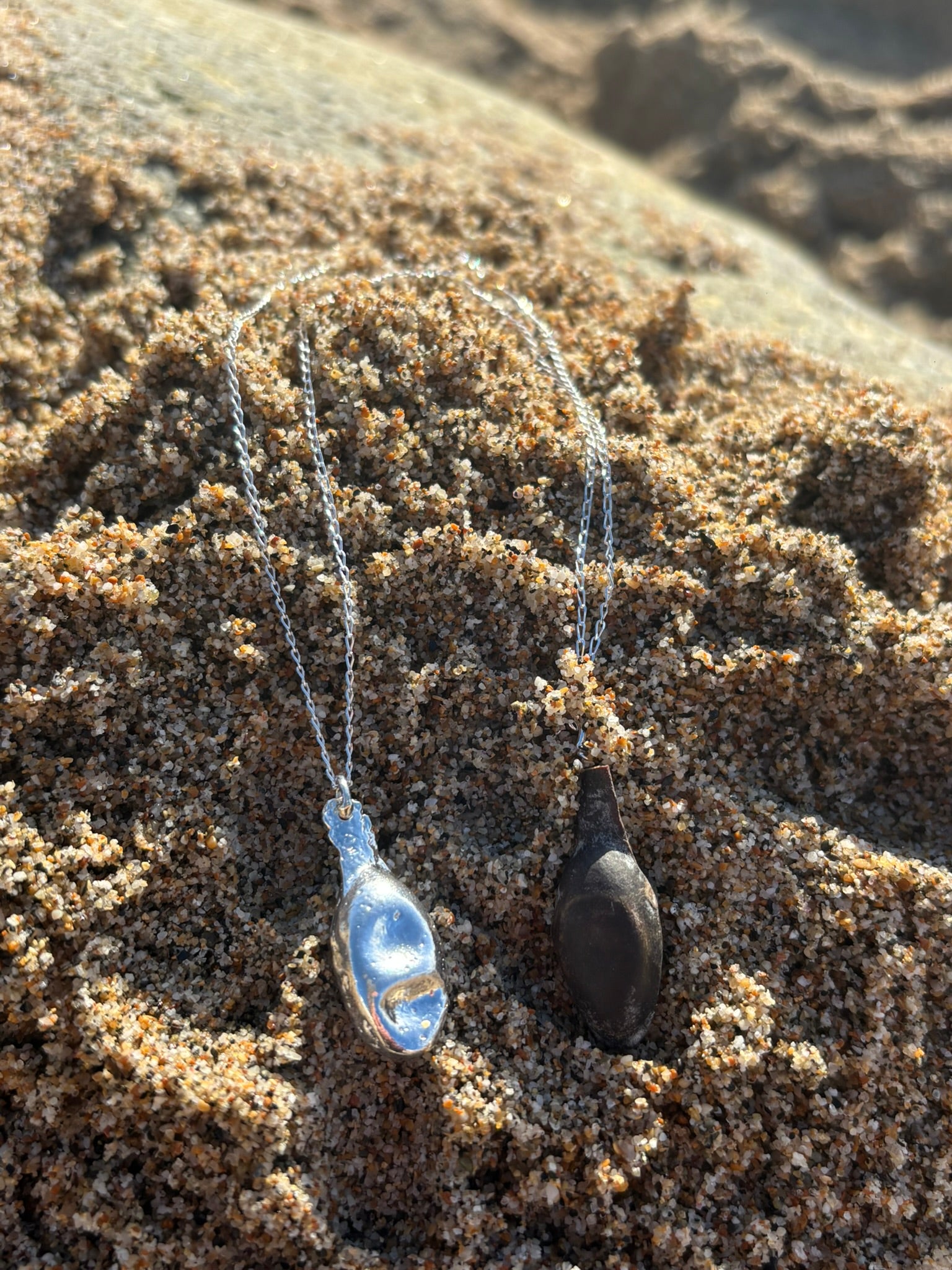 Sterling Silver Seaweed Pod